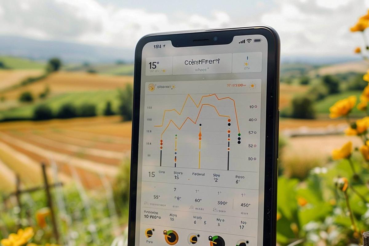 Météo agricole à Clermont-Ferrand sur 15 jours : anticiper les récoltes