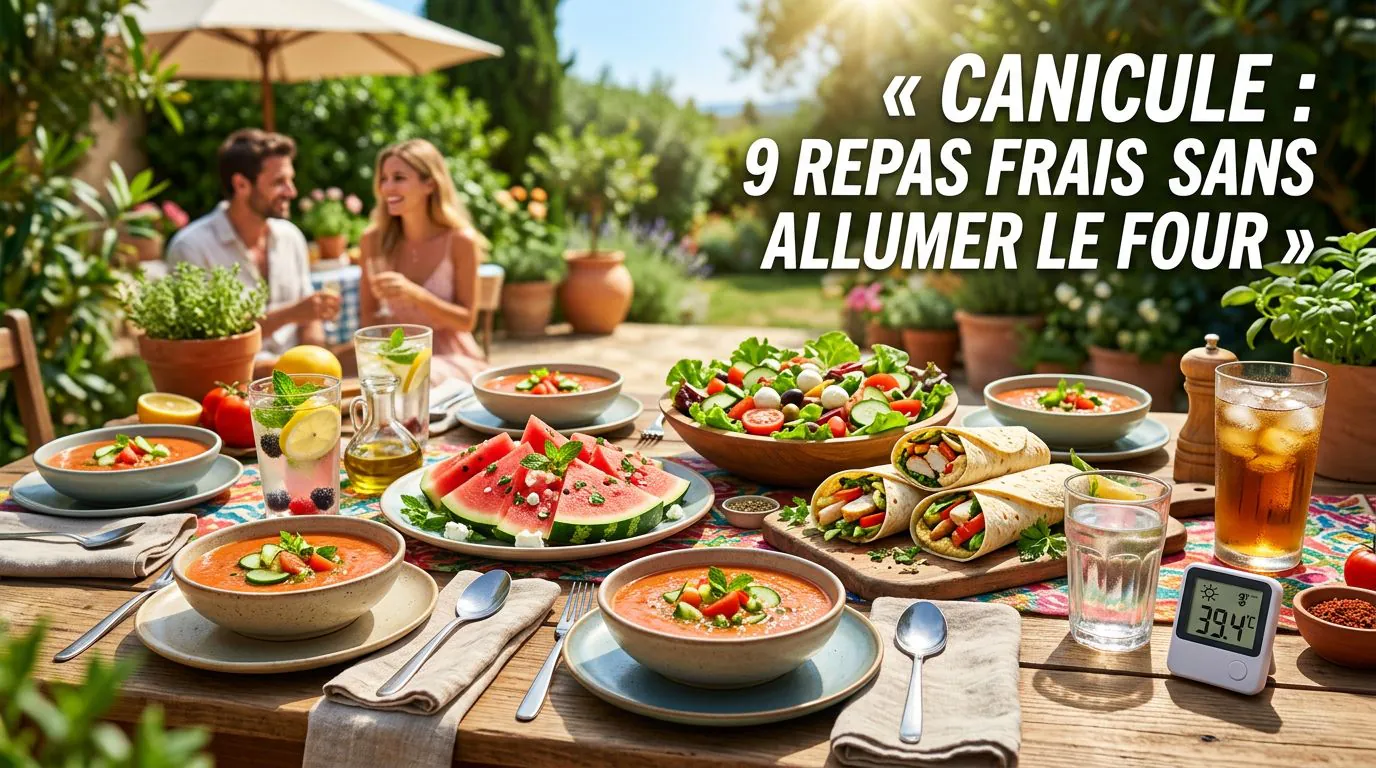 Que manger quand il fait très chaud ? 9 recettes fraîches sans four
